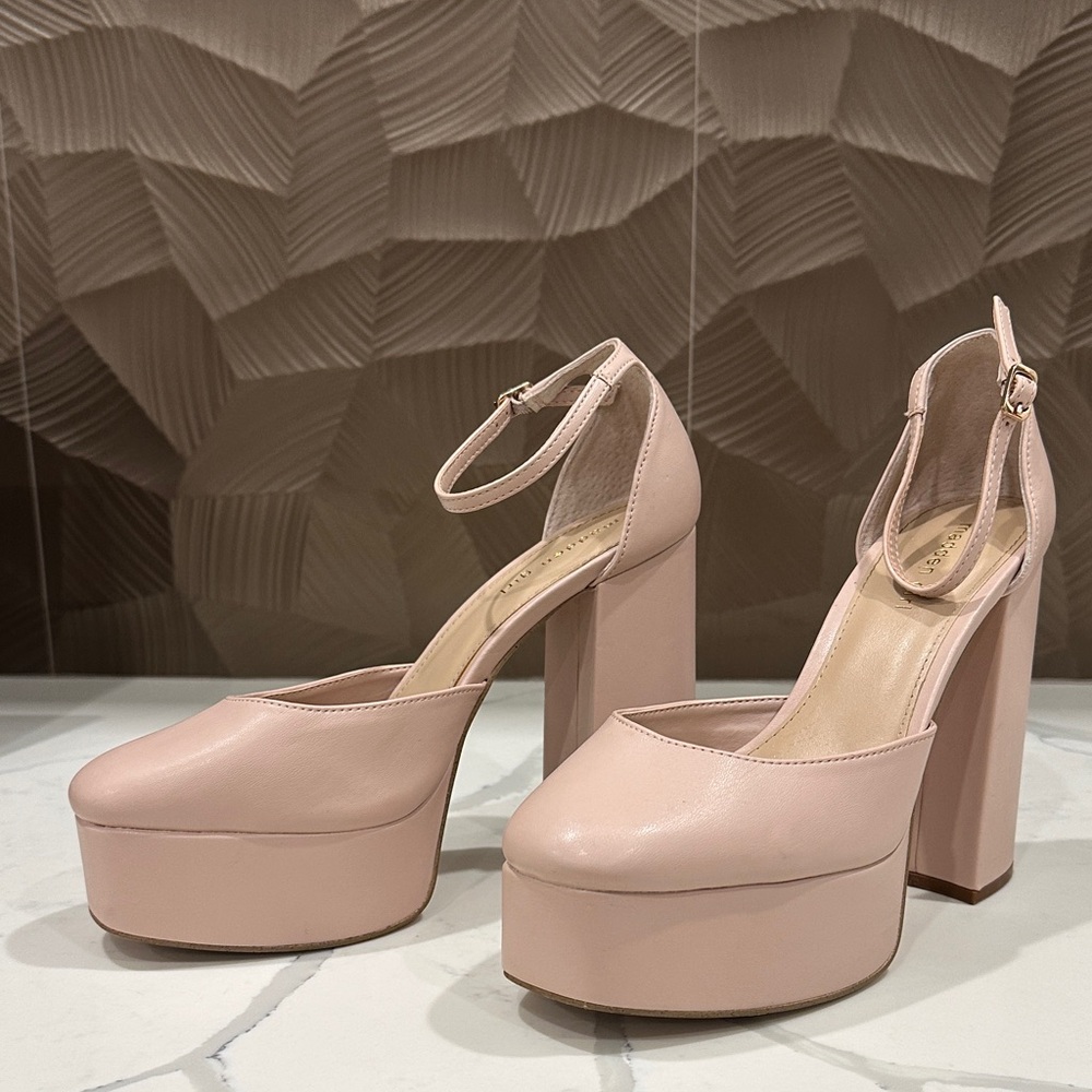 Madden Girl Blush Pink Platform Heels